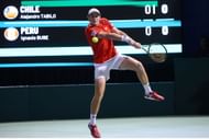 Buse in action at the 2024 Davis Cup Qualifiers: Day 2 - Source: Getty